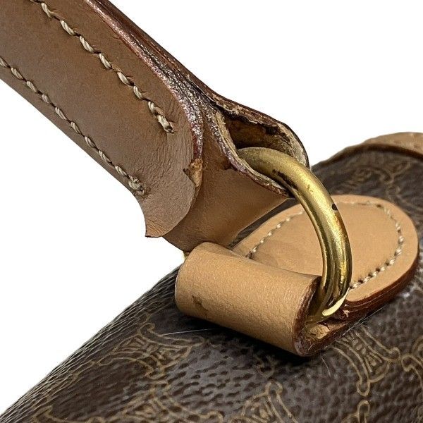 Celine Macadam Pattern M13 Brown Bag Handbag Women