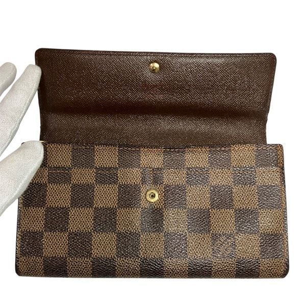 Louis Vuitton Damier Pochette Portmonnais Cles Di N61724 Long Wallet Bifold