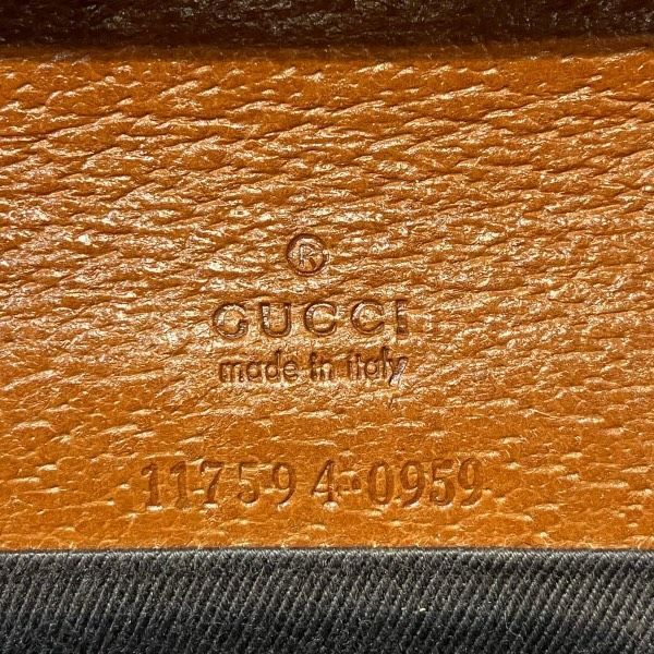 Gucci Bamboo 117594 GG Canvas Bag Shoulder Bag Women