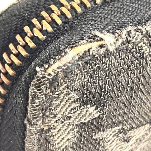 Louis Vuitton Monogram Denim Zippy Wallet M95341 Round Zipper Long Wallet Unisex