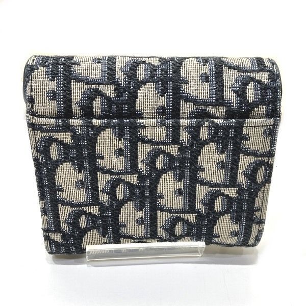 Dior Trotter Saddle Lotus Wallet 41-ma-0261 Trifold Wallet Women