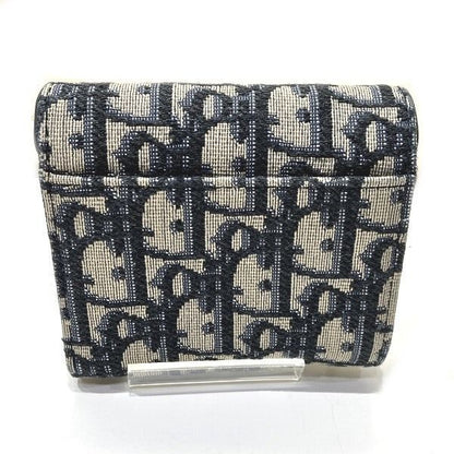 Dior Trotter Saddle Lotus Wallet 41-ma-0261 Trifold Wallet Women