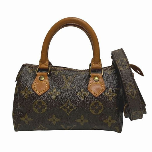 Louis Vuitton Monogram Mini Speedy M41534 2way Old Shape Bag Handbag Shoulder