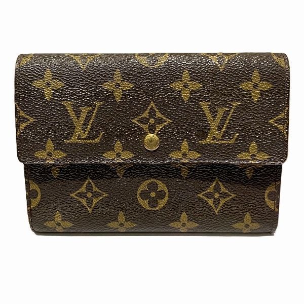 Louis Vuitton Monogram Porte Trésor Ettui Papier M61202 Trifold Wallet Unisex