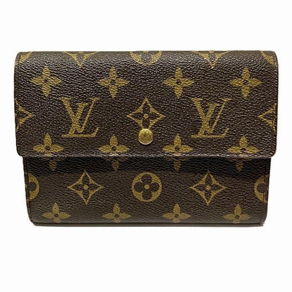 Louis Vuitton Monogram Porte Trésor Ettui Papier M61202 Trifold Wallet Unisex