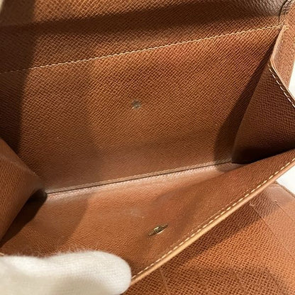 Louis Vuitton Monogram Porte Trésor Ettui Papier M61202 Trifold Wallet Unisex