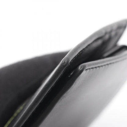 Gucci Bifold Wallet Blade 598252 Black Leather Blade Embroidery Bifold Wallet