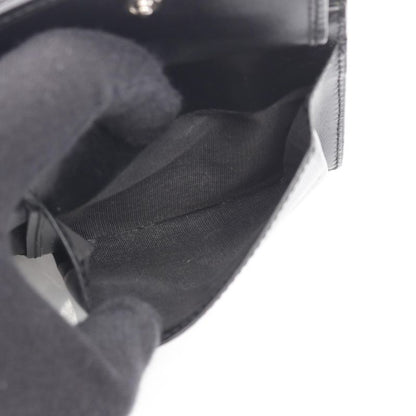 Gucci Bifold Wallet Blade 598252 Black Leather Blade Embroidery Bifold Wallet