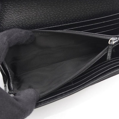 Gucci Bifold Long Wallet Ophidia Web Stripe 719886 Black Leather Ophidia Web