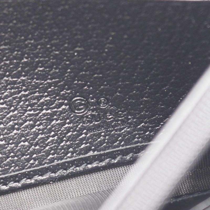 Gucci Bifold Long Wallet Ophidia Web Stripe 719886 Black Leather Ophidia Web