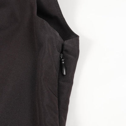 Prada Dress Box Pleated Black Silk Dress Women Used B