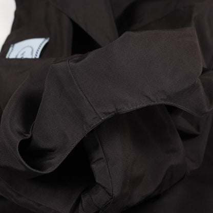 Prada Dress Box Pleated Black Silk Dress Women Used B