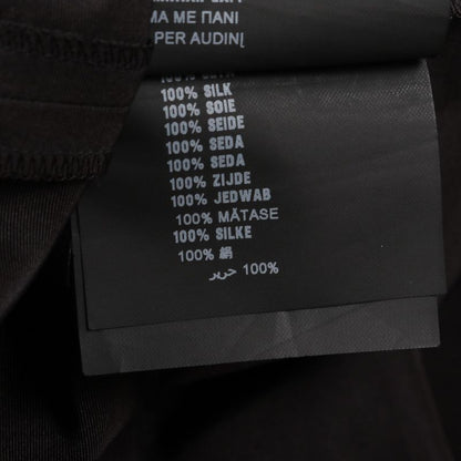 Prada Dress Box Pleated Black Silk Dress Women Used B