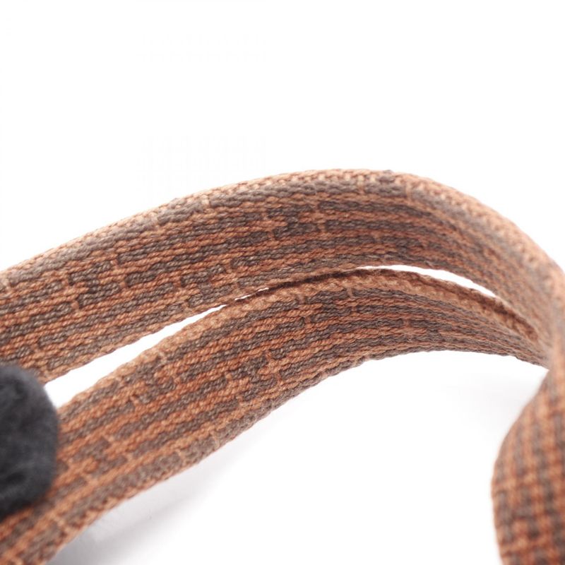 Hermes Tote Bag Her Line Herbag MM Brown Cotton Yale Line Tote MM Unisex Used B