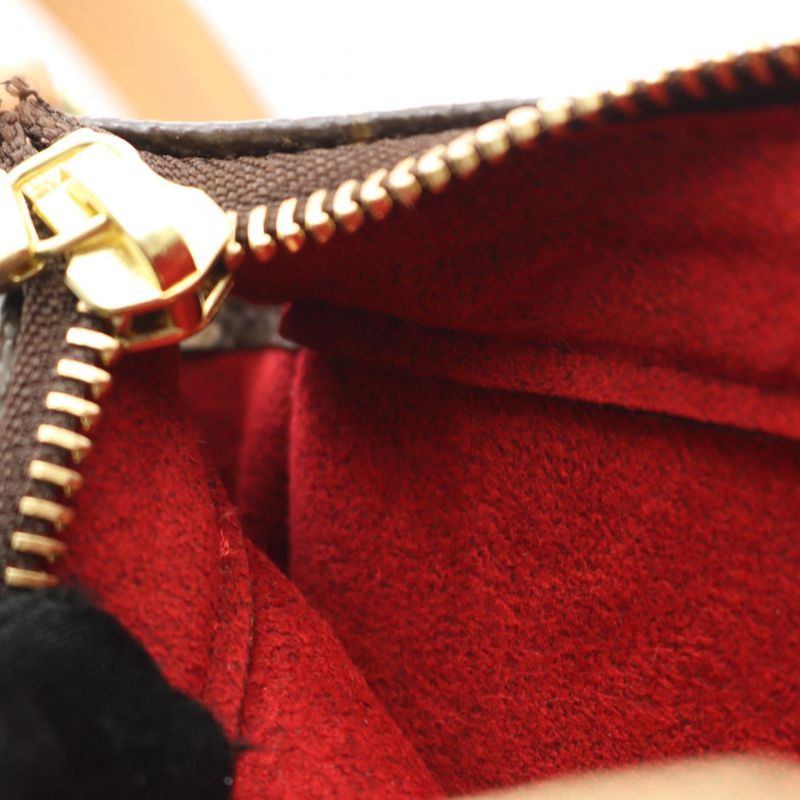 Louis Vuitton Shoulder Bag Vivacite PM M51165 PVC Coated Canvas Leather