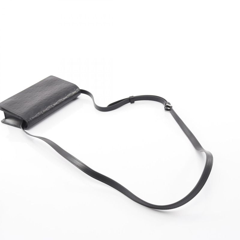 Celine Shoulder Bag Triomphe Horizontal Sleeve 10k773fqd Black Leather Triomphe