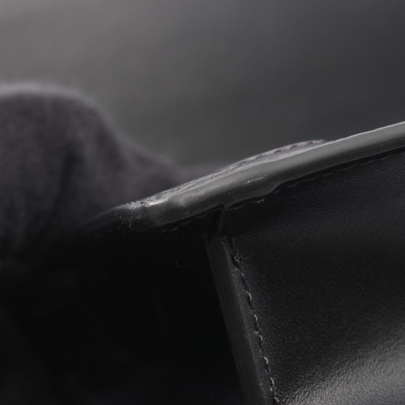 Celine Shoulder Bag Triomphe Horizontal Sleeve 10k773fqd Black Leather Triomphe