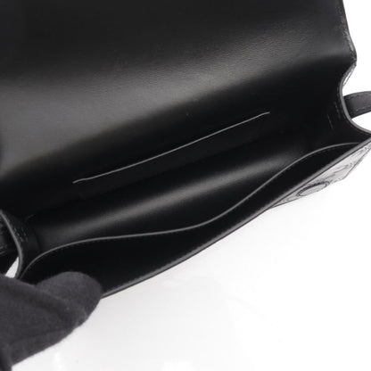 Celine Shoulder Bag Triomphe Horizontal Sleeve 10k773fqd Black Leather Triomphe