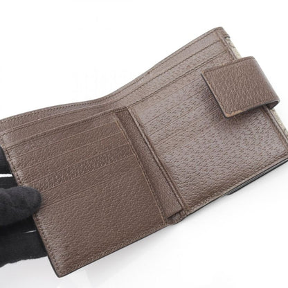 Gucci W Hook Wallet Ophidia GG French Flap Wallet Sherry Line 523173 Beige/brown