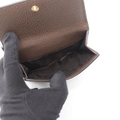 Gucci W Hook Wallet Ophidia GG French Flap Wallet Sherry Line 523173 Beige/brown