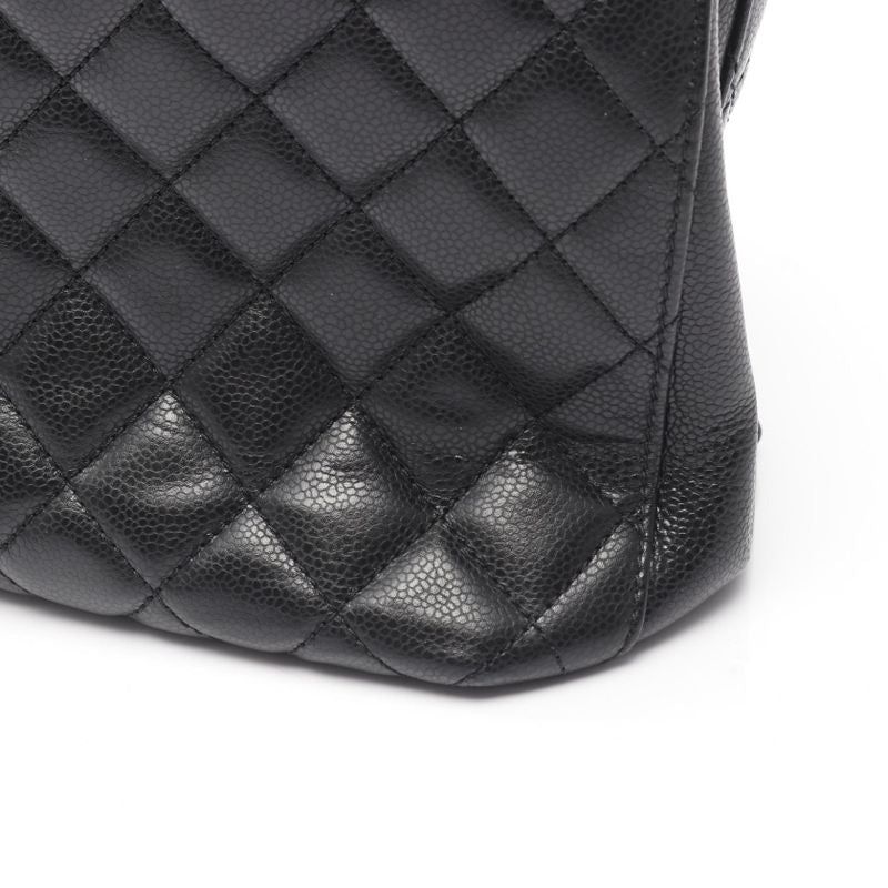 Chanel Tote Bag Matelasse A93925 Black Calf Leather Matelasse Chain Tote Women