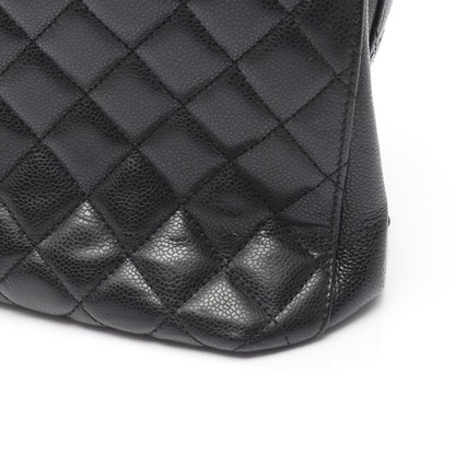 Chanel Tote Bag Matelasse A93925 Black Calf Leather Matelasse Chain Tote Women
