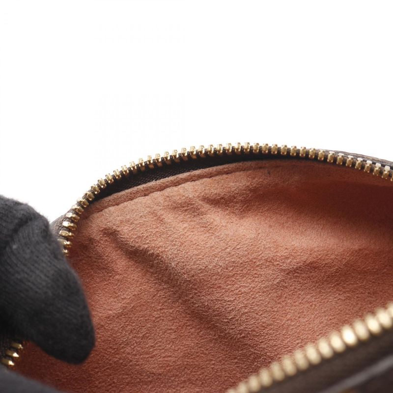 Louis Vuitton Handbag Petite Mal Souple M45531 Pêche PVC Coated Canvas Leather