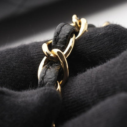 Chanel Shoulder Bag Matelasse 34 Classic Maxi W Flap A58601 Black Calf Leather