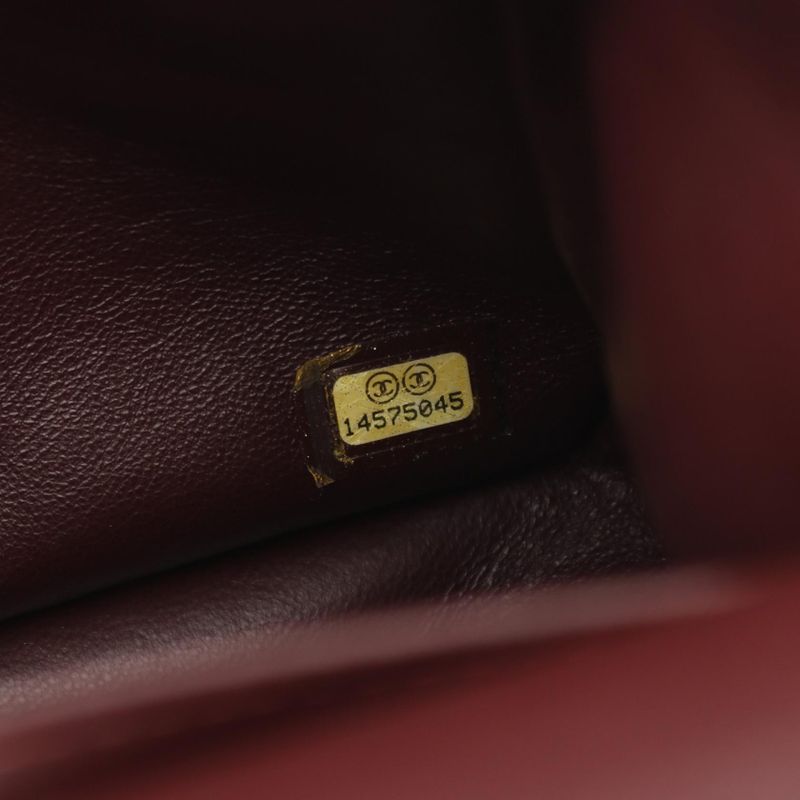 Chanel Shoulder Bag Matelasse 34 Classic Maxi W Flap A58601 Black Calf Leather