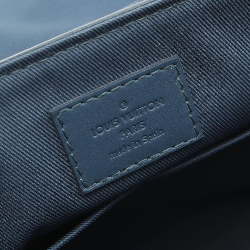 Louis Vuitton Shoulder Bag Take Off Messenger M23709 Blue Leather Take Off