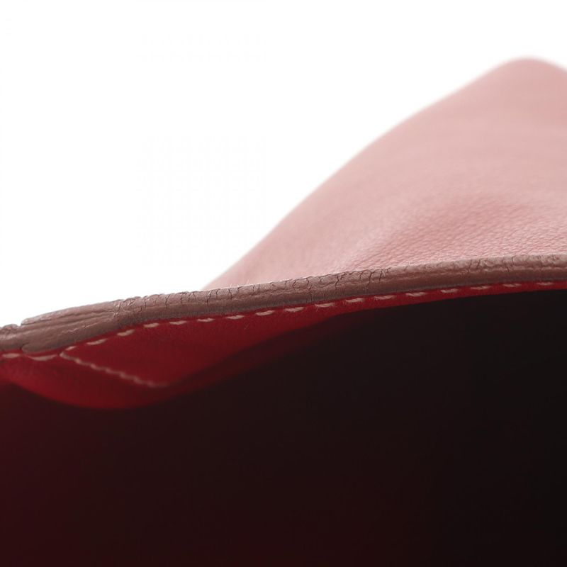 Hermes Tote Bag Double Sens 28 Rouge Ash/rouge Cazac Leather Double Sens 28