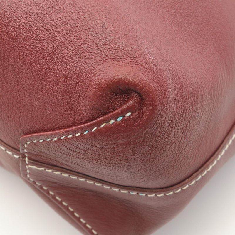 Hermes Tote Bag Double Sens 28 Rouge Ash/rouge Cazac Leather Double Sens 28