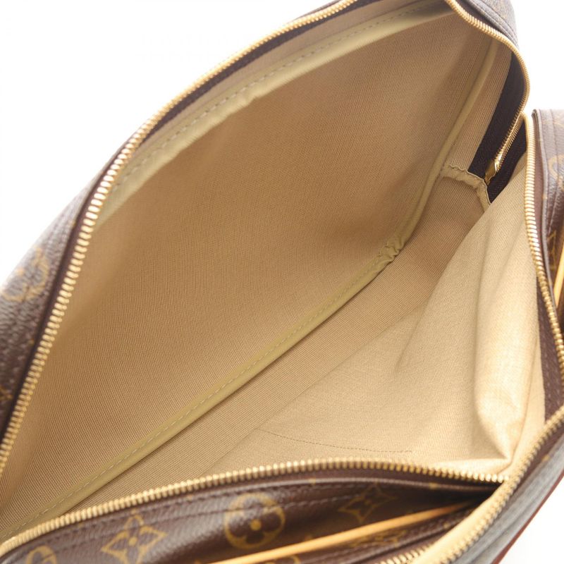 Louis Vuitton Shoulder Bag Reporter GM M45252 PVC Coated Canvas Leather