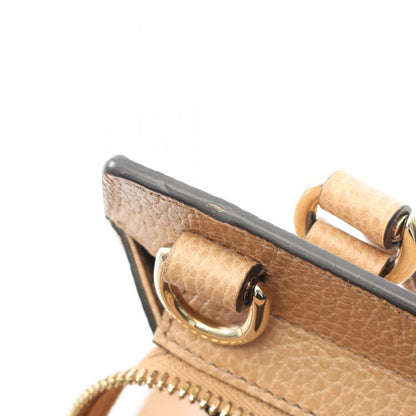 Gucci Handbag Soho Interlocking G 607722 Beige Leather Soho Interlocking 2way