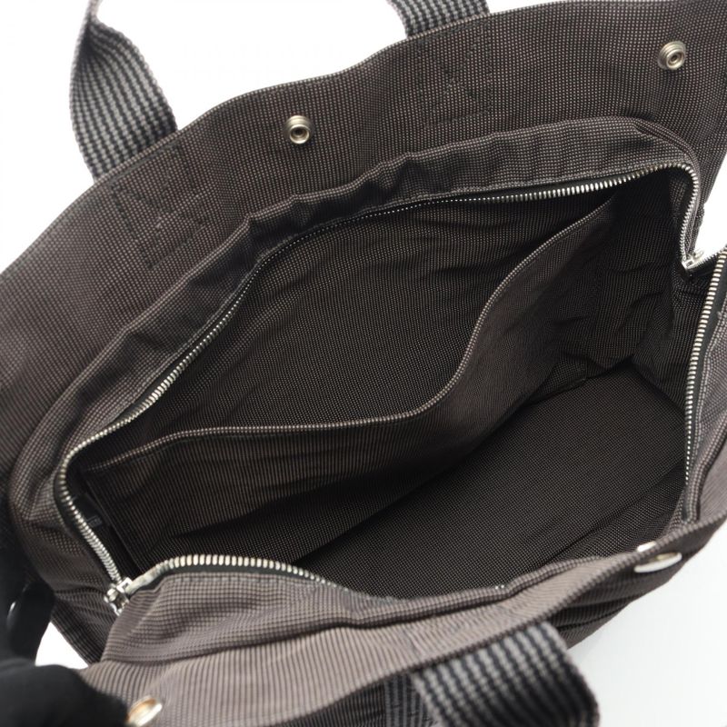 Hermes Tote Bag Her Line MM Grey Cotton Her Line Tote MM Unisex Used A