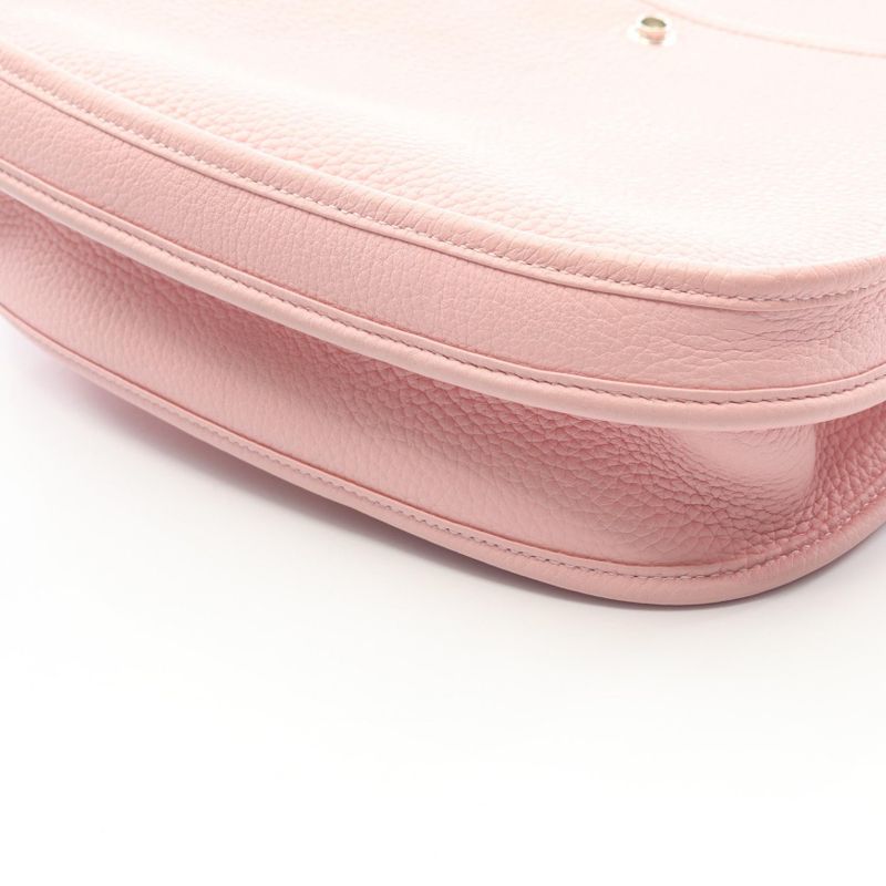 Hermes Shoulder Bag Evelyn 3 Trois PM Rose Sakura Leather Evelyn 3PM Rose