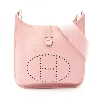 Hermes Shoulder Bag Evelyn 3 Trois PM Rose Sakura Leather Evelyn 3PM Rose
