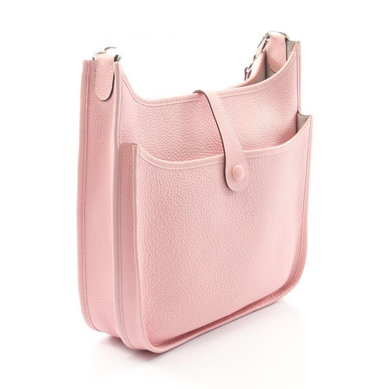 Hermes Shoulder Bag Evelyn 3 Trois PM Rose Sakura Leather Evelyn 3PM Rose