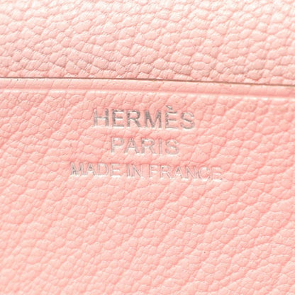 Hermes Bifold Long Wallet Bearn Souffle Rose Sakura Leather Bearn Souffle Rose