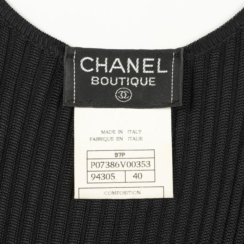 Chanel Dress Coco Mark Button Knit P07386v00353 Other Dress Women Used B