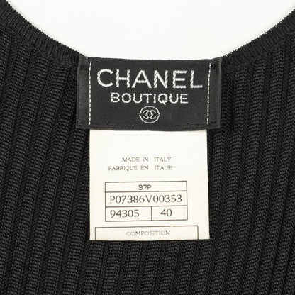 Chanel Dress Coco Mark Button Knit P07386v00353 Other Dress Women Used B