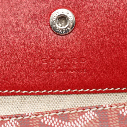 Goyard Tote Saint Louis PM St Louis AMA Red PVC Coated Canvas Leather Purse Bag
