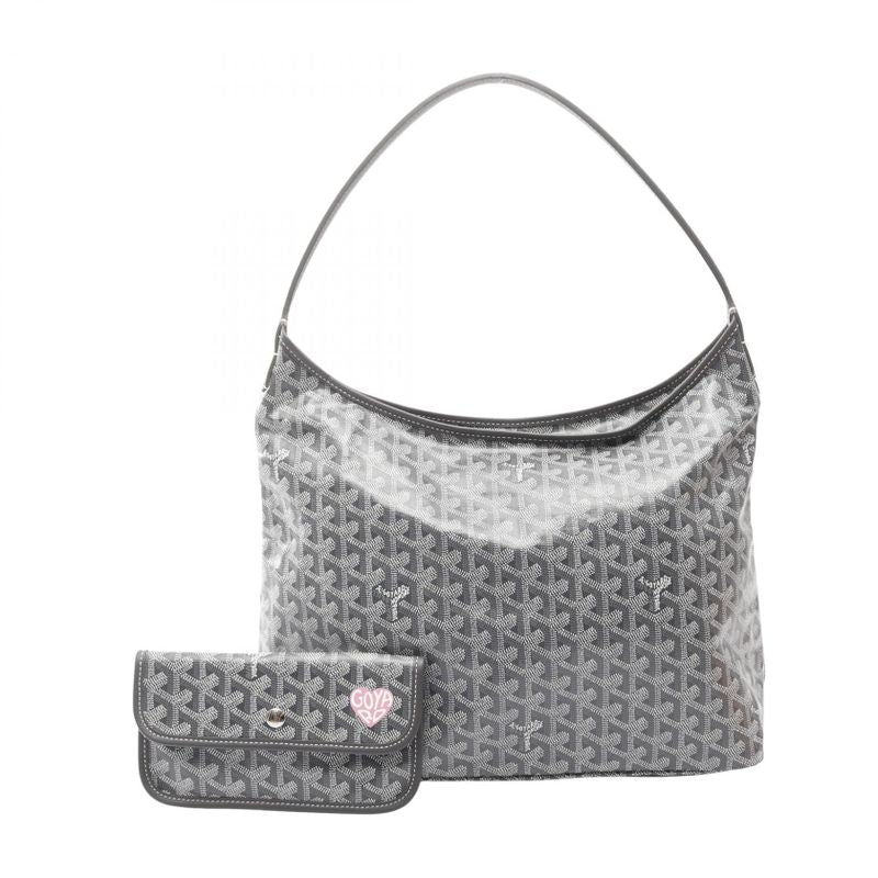 Goyard Shoulder Bag Bohem Hobo Bag Bohemepmlty01cl03p Grey PVC Coated Canvas
