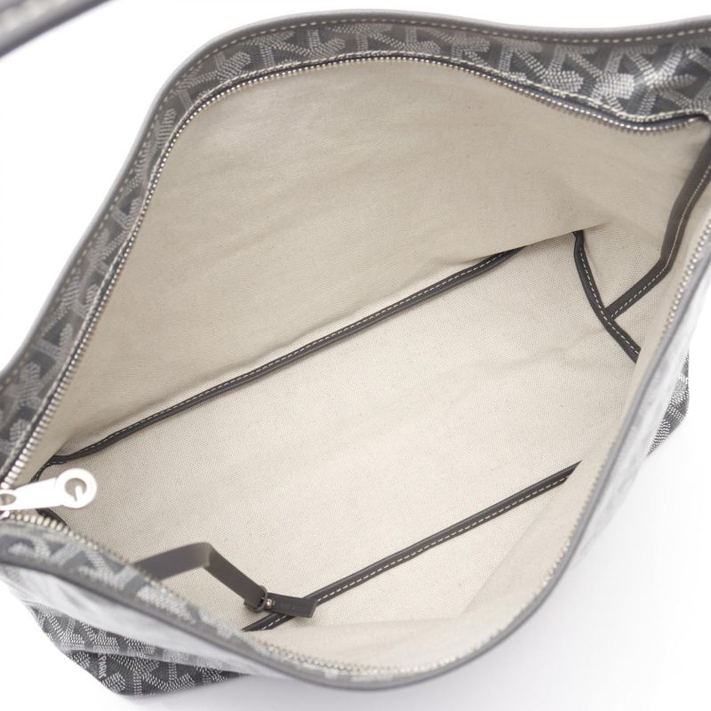 Goyard Shoulder Bag Bohem Hobo Bag Bohemepmlty01cl03p Grey PVC Coated Canvas