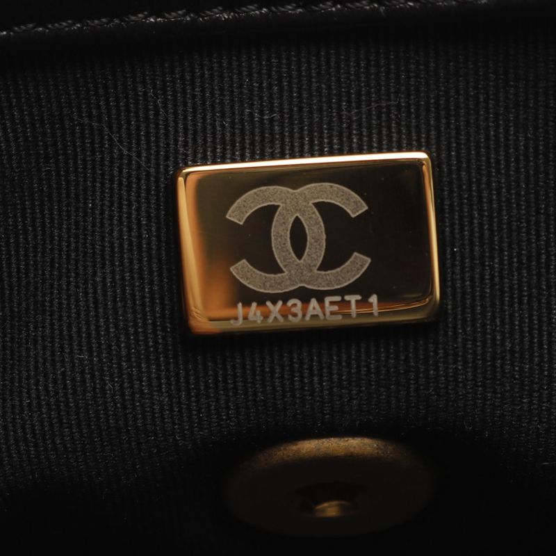 Chanel Shoulder Bag Mini Matelasse As3205 Black Lambskin Matelasse Small Flap