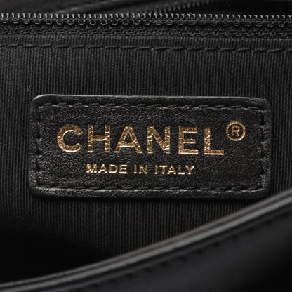 Chanel Shoulder Bag Matelasse A57896 Black Lambskin Matelasse Chain Shoulder