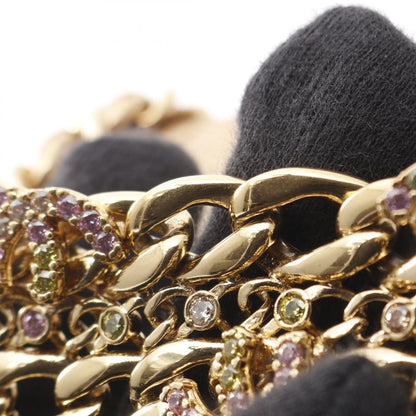 Chanel Shoulder Bag Matelasse Coco Mark As4595 Brown Gold Leather Matelasse