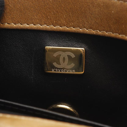 Chanel Shoulder Bag Matelasse Coco Mark As4595 Brown Gold Leather Matelasse