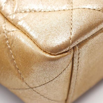 Chanel Shoulder Bag Matelasse Coco Mark As4595 Brown Gold Leather Matelasse