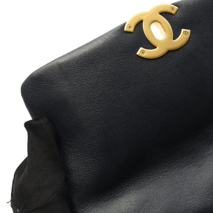 Chanel Shoulder Bag 19 Dizneuf Matelasse As1160 Navy Lambskin (sheepskin)